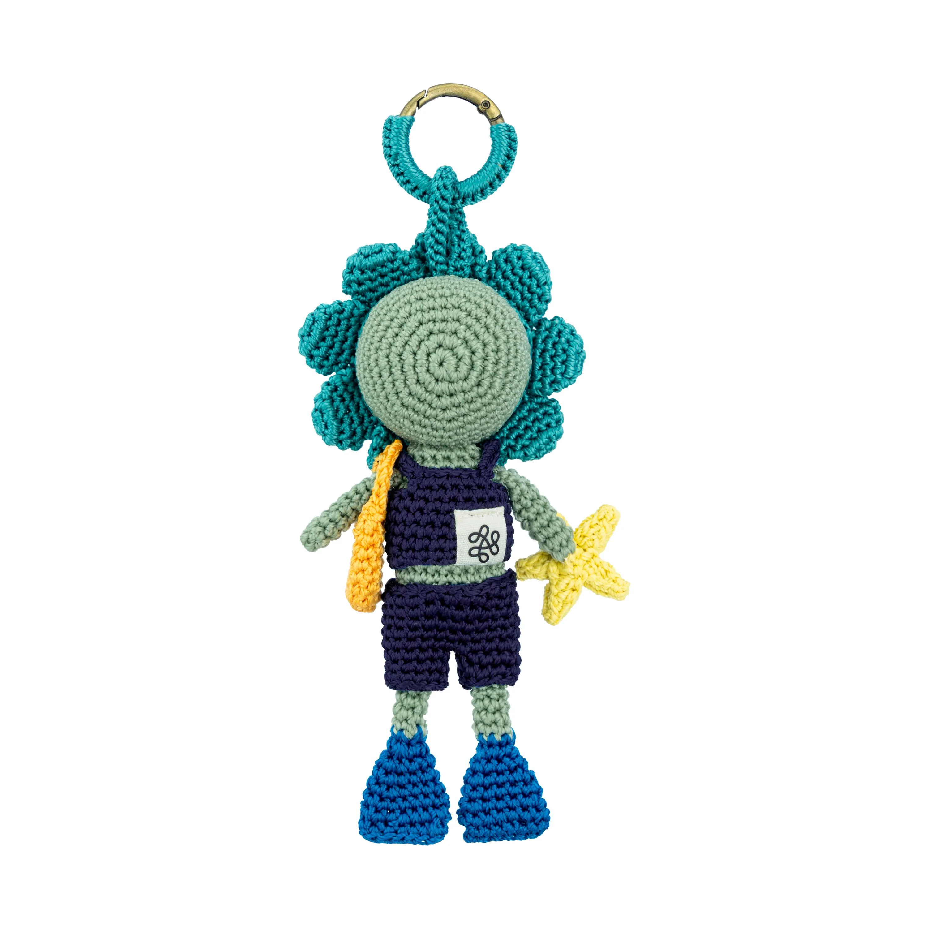 Sunbudz Sunflower Dangle - Hand Crochet - Oshee - Image 4