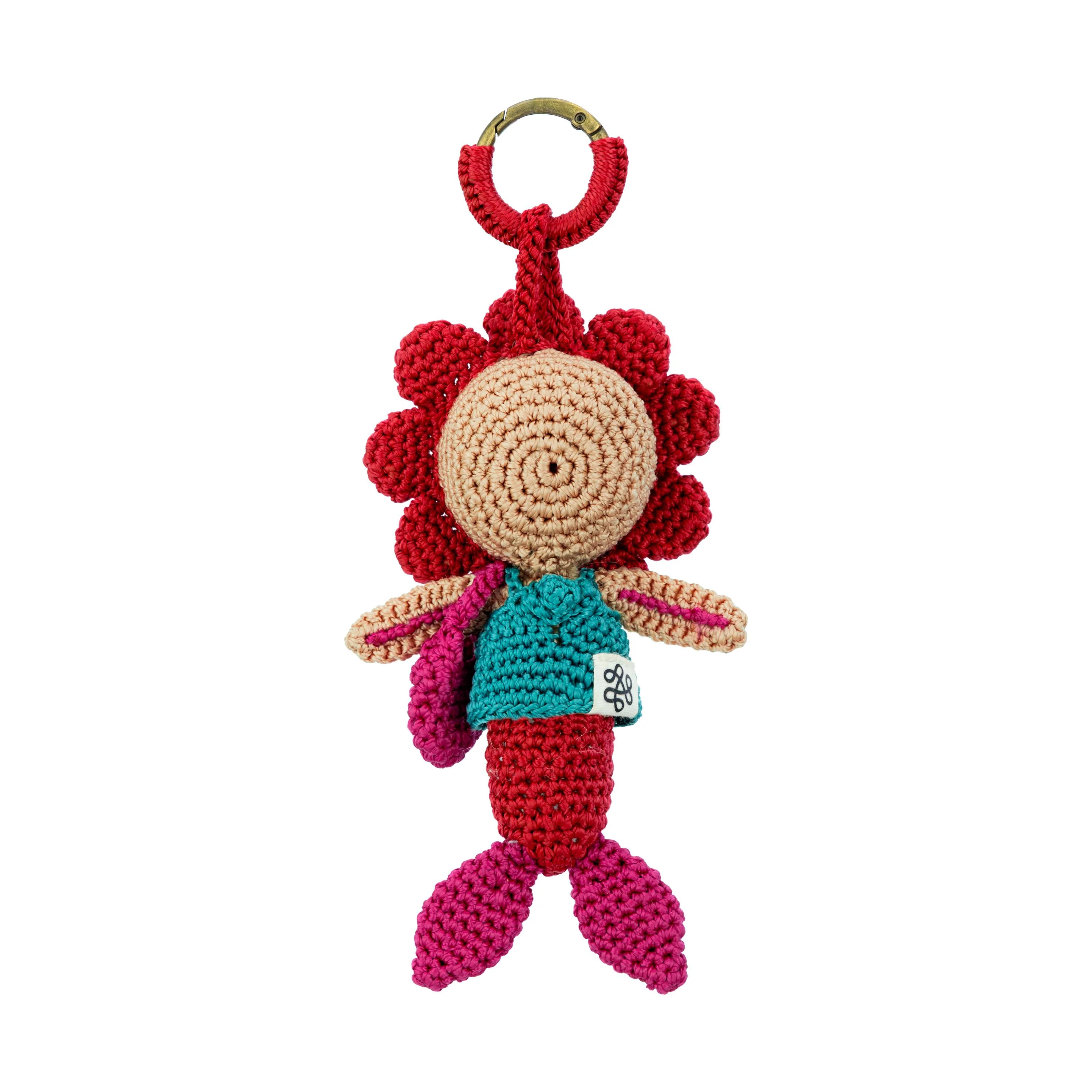 Sunbudz Sunflower Dangle - Hand Crochet - Pearla - Image 4