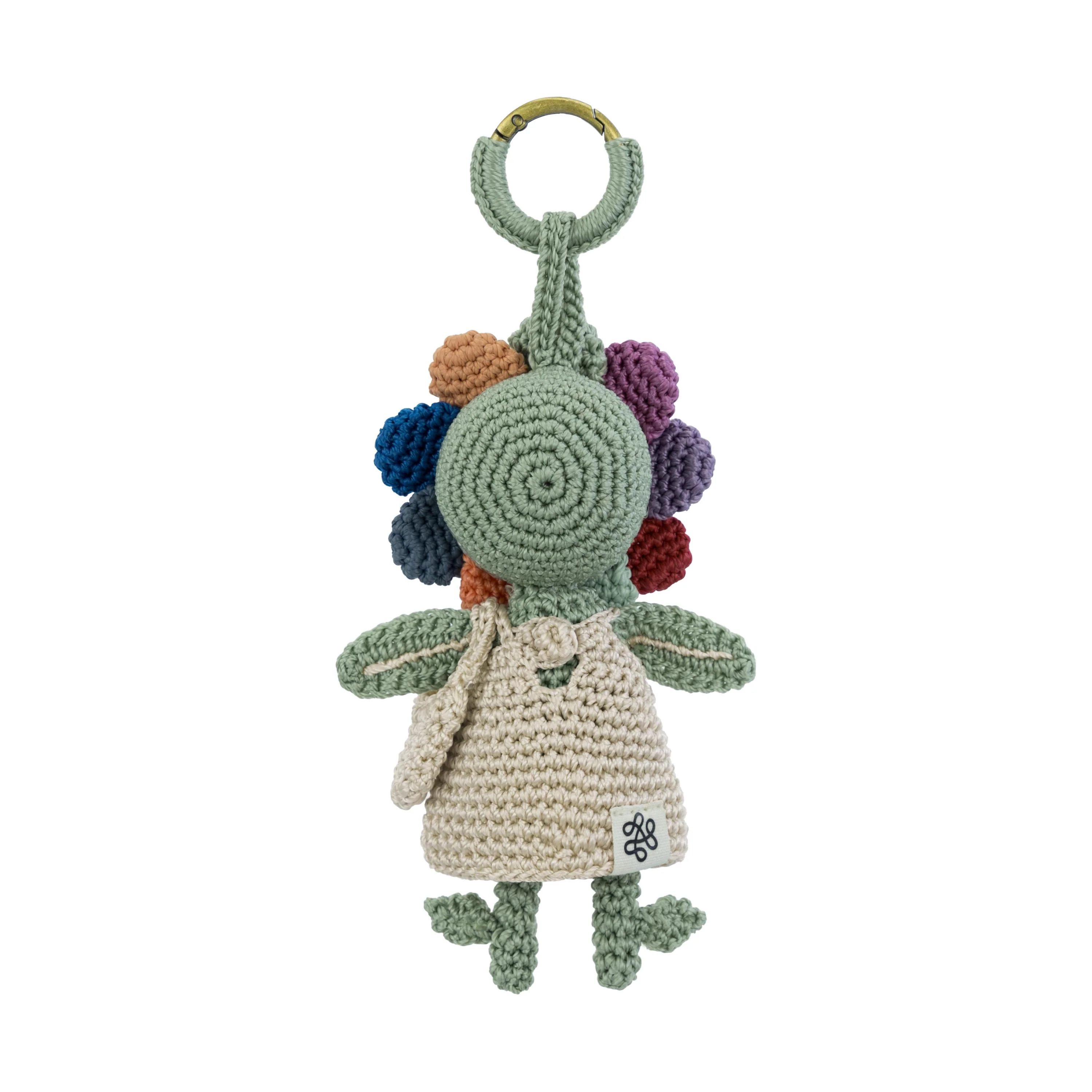 Sunbudz Sunflower Dangle - Hand Crochet - Pollee - Image 3