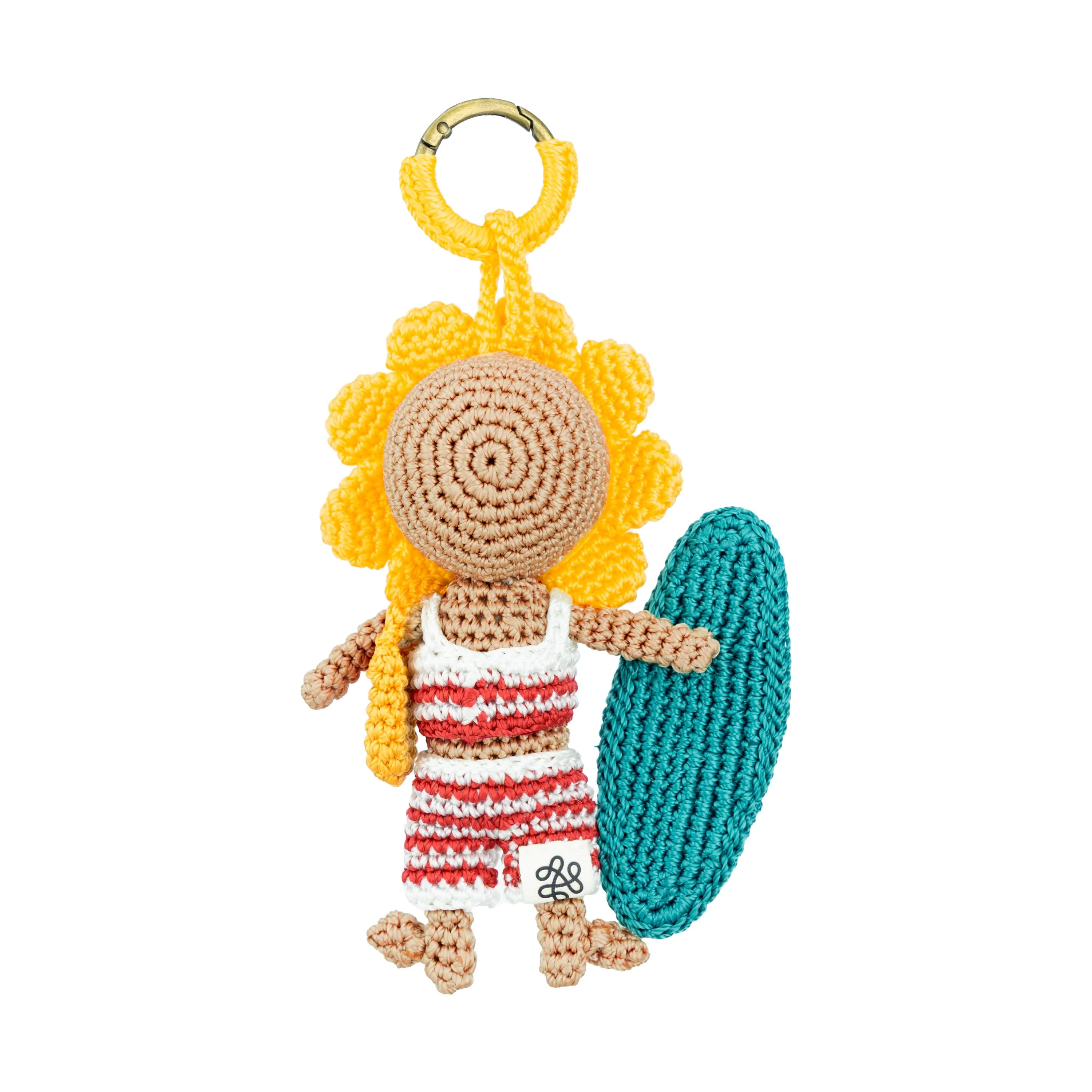 Sunbudz Sunflower Dangle - Hand Crochet - Waverlee - Image 4