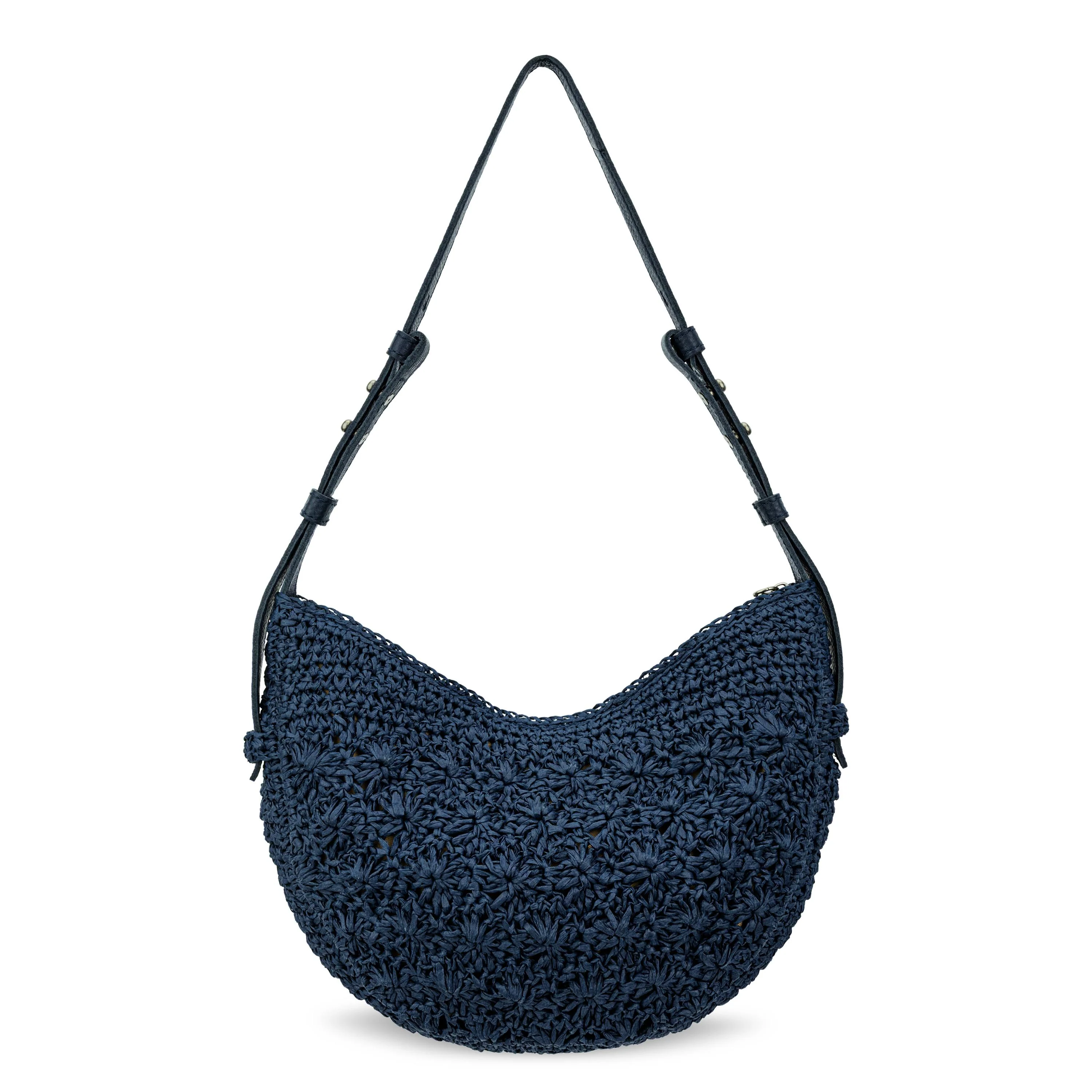 Tess Shoulder Bag - Straw - Denim Primrose - Image 4