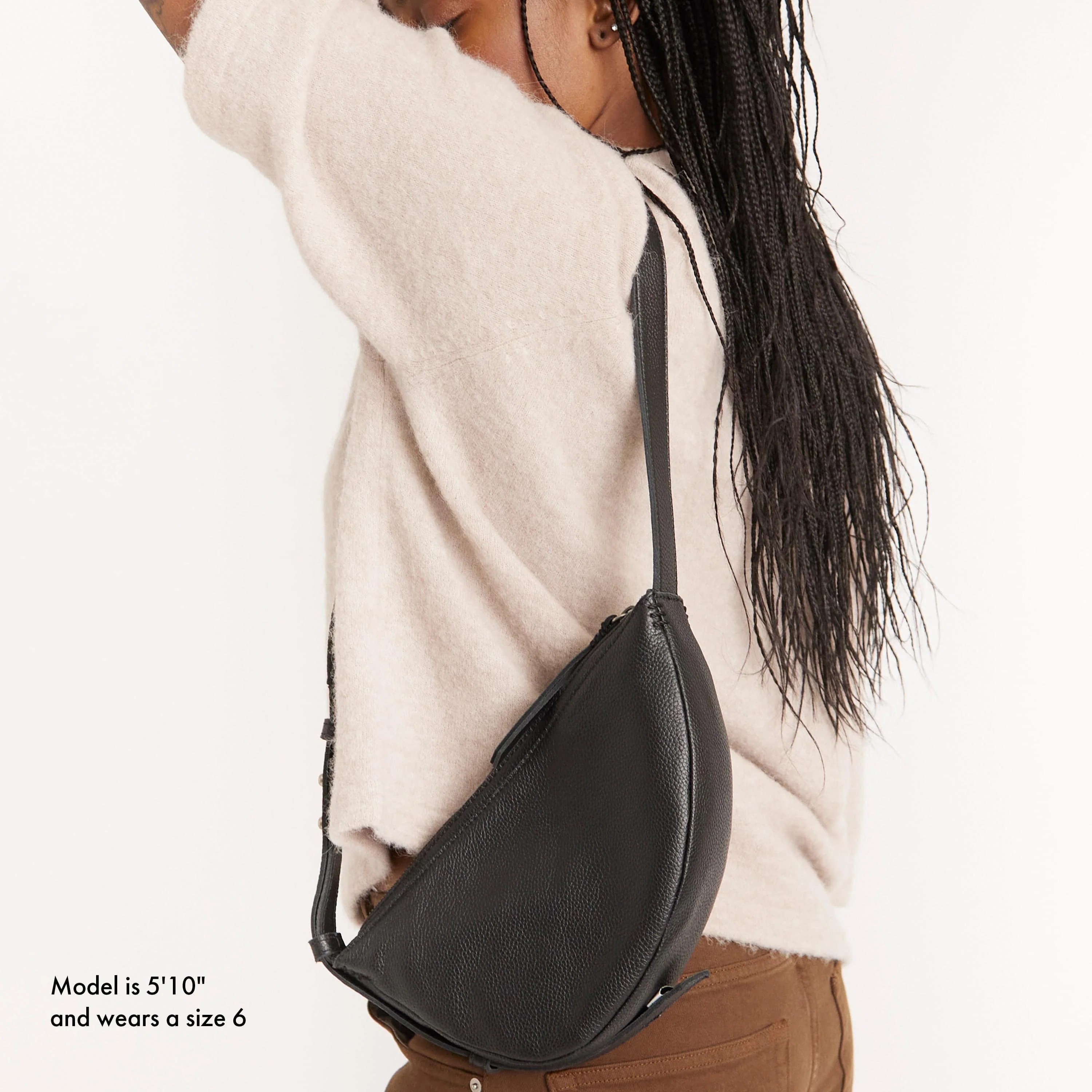 Tess Sling - Leather - Black - Image 6