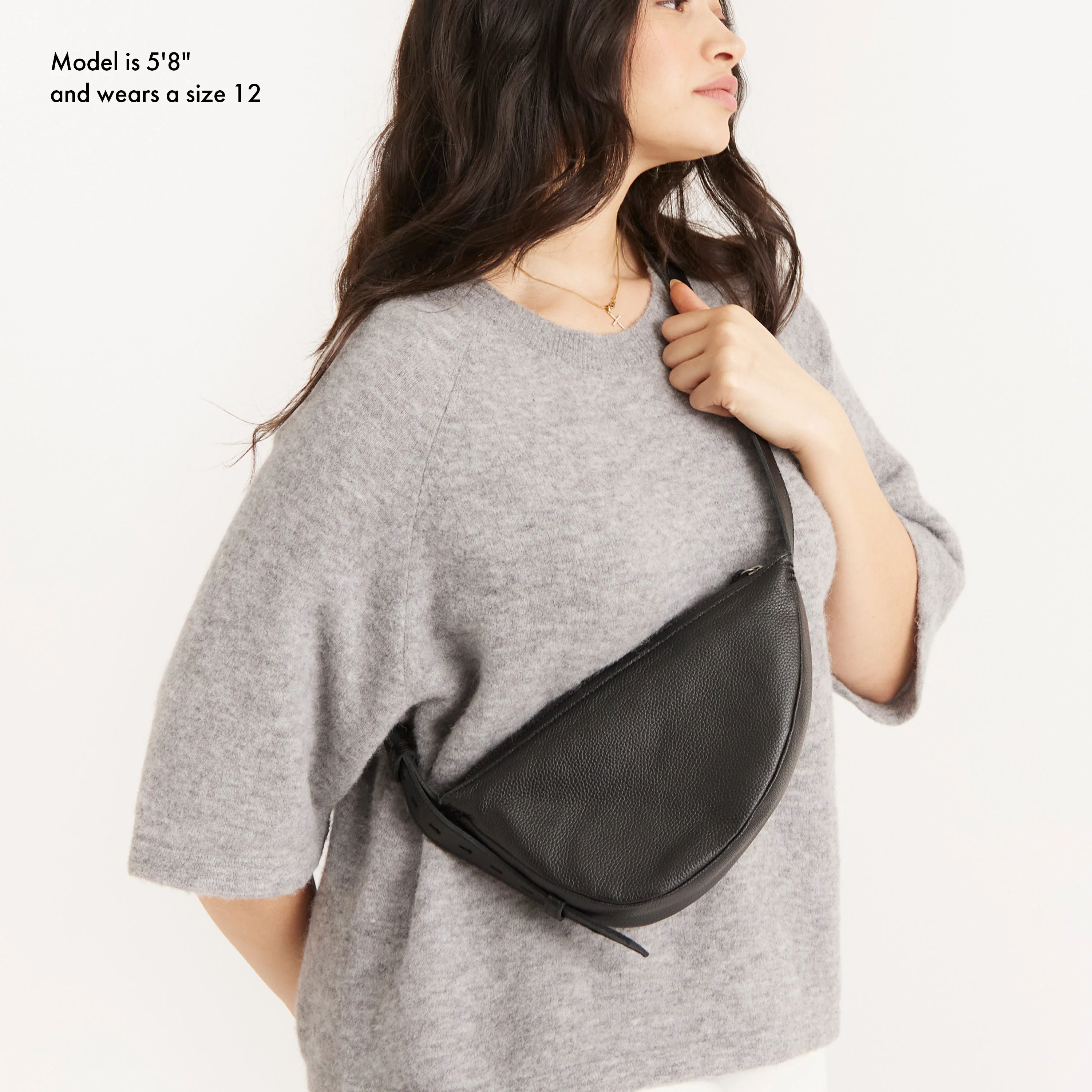 Tess Sling - Leather - Black - Image 7