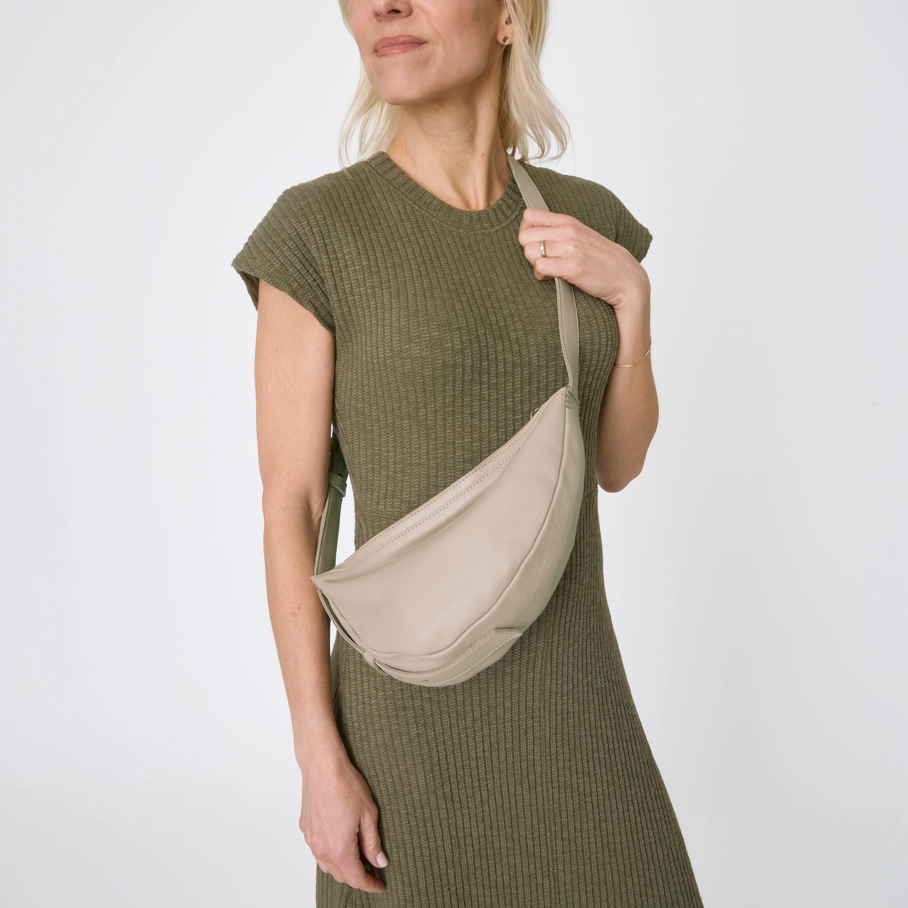 Tess Sling - Leather - Sand - Image 7