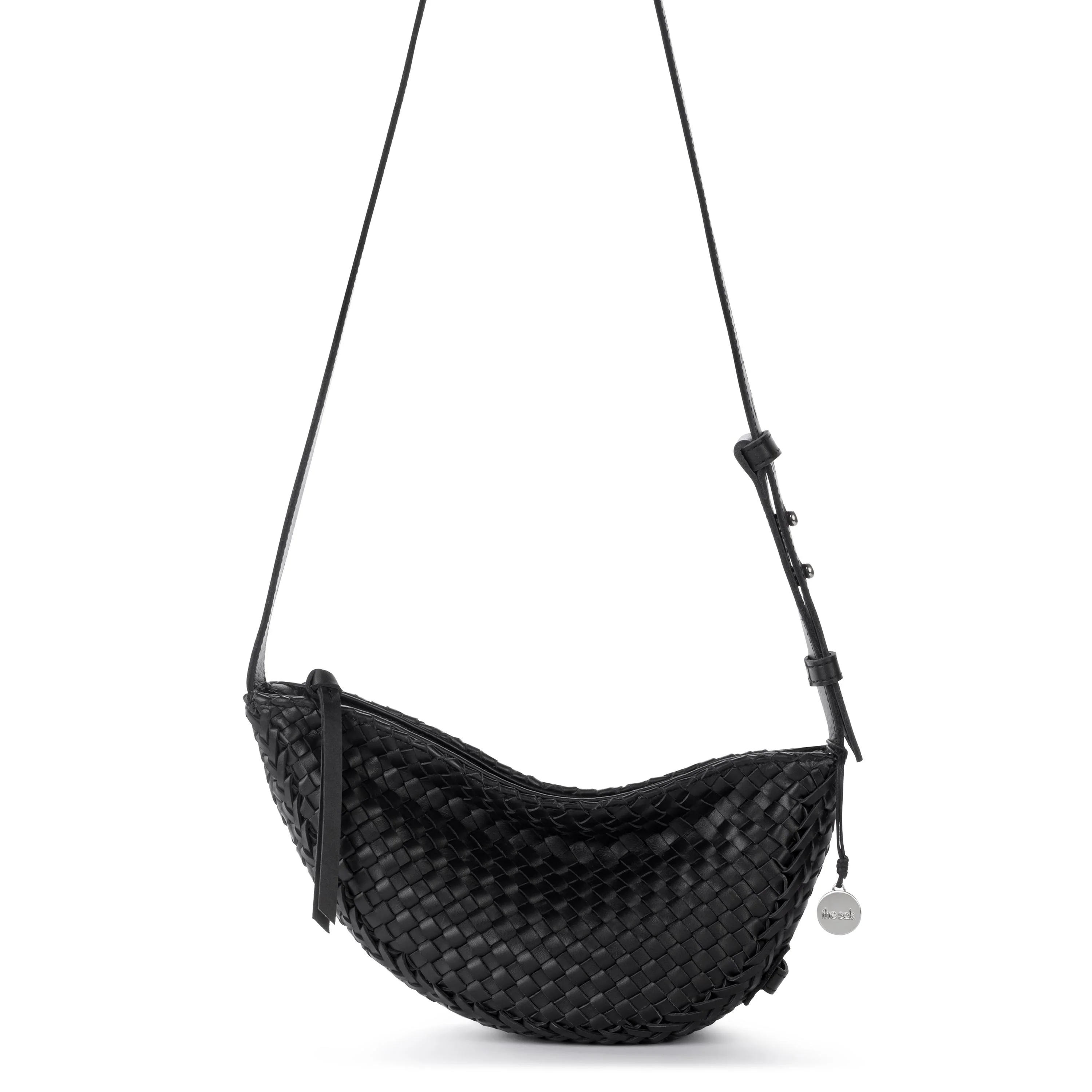 Tess Sling - Leather - Woven Black - Image 3