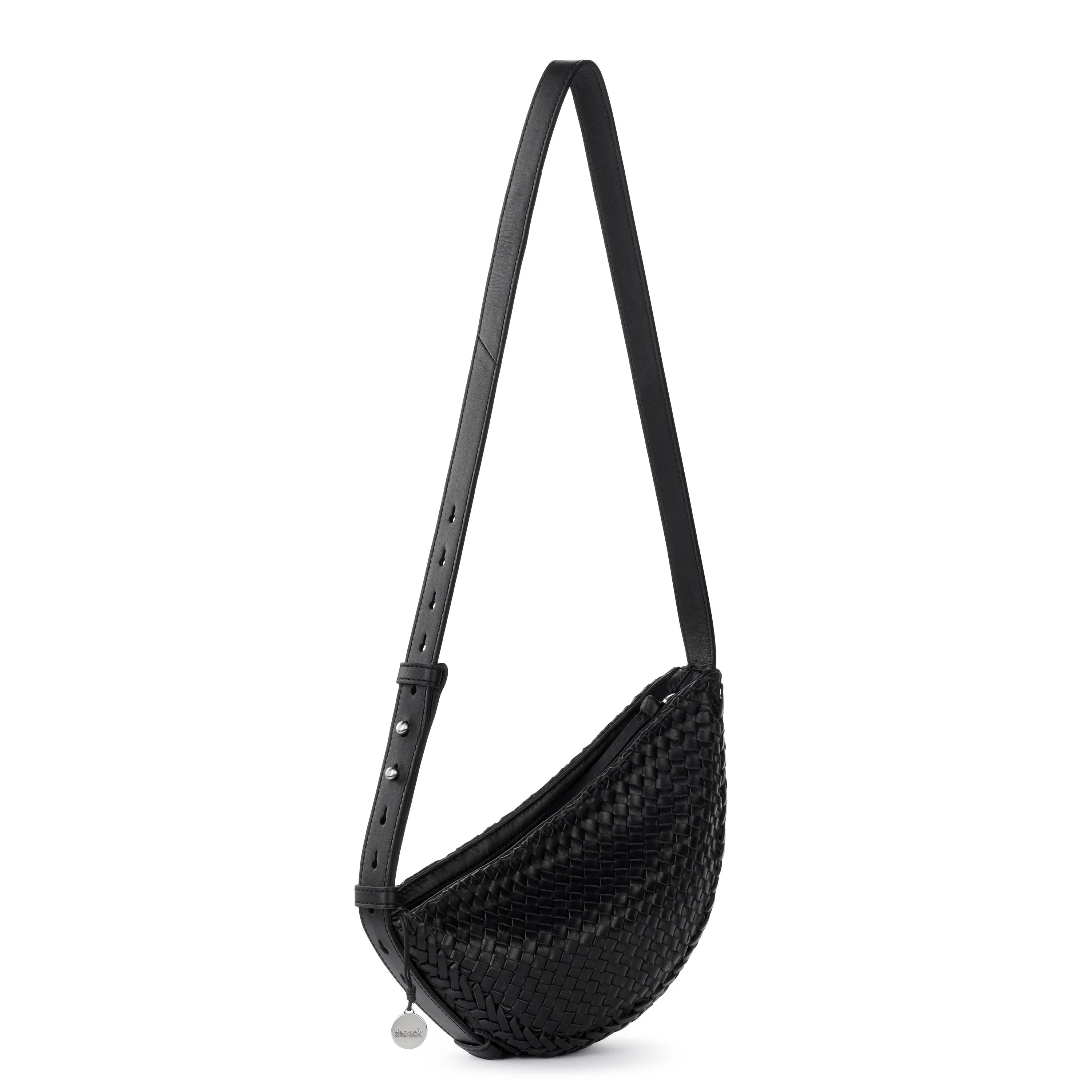 Tess Sling - Leather - Woven Black - Image 4