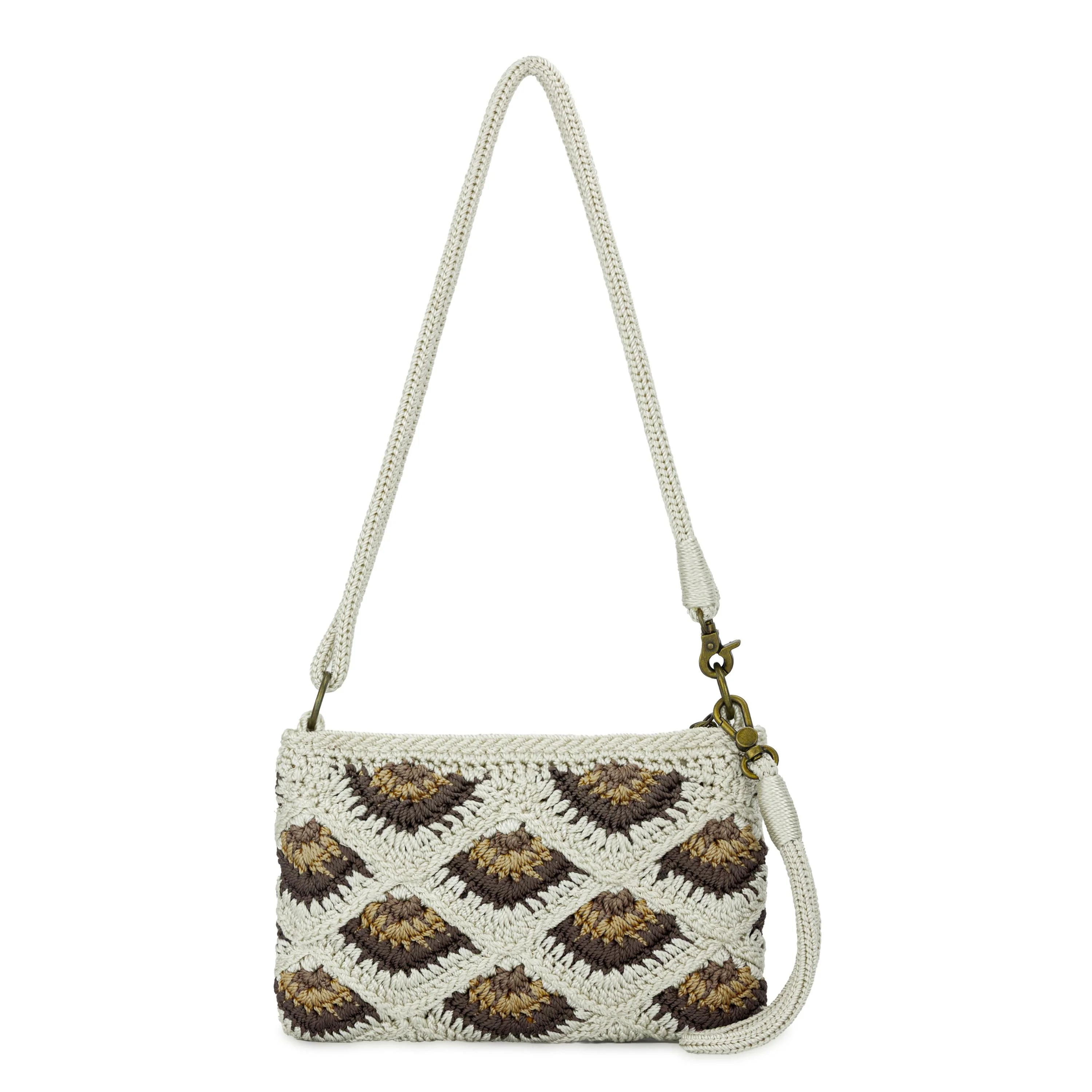 Vita Convertible Wristlet - Hand Crochet - Natural Mermaid - Image 5