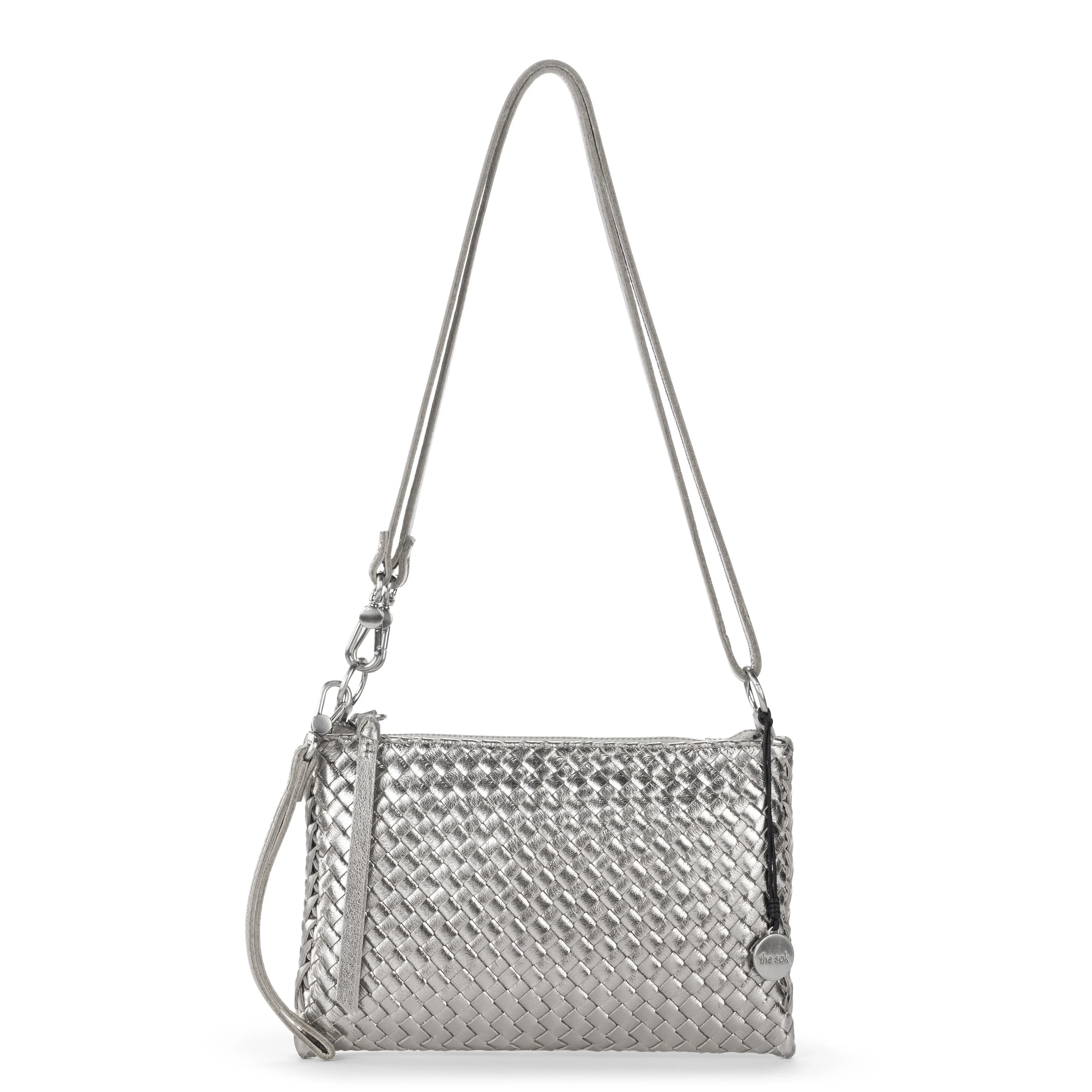 Vita Convertible Wristlet - Leather - Pyrite Woven