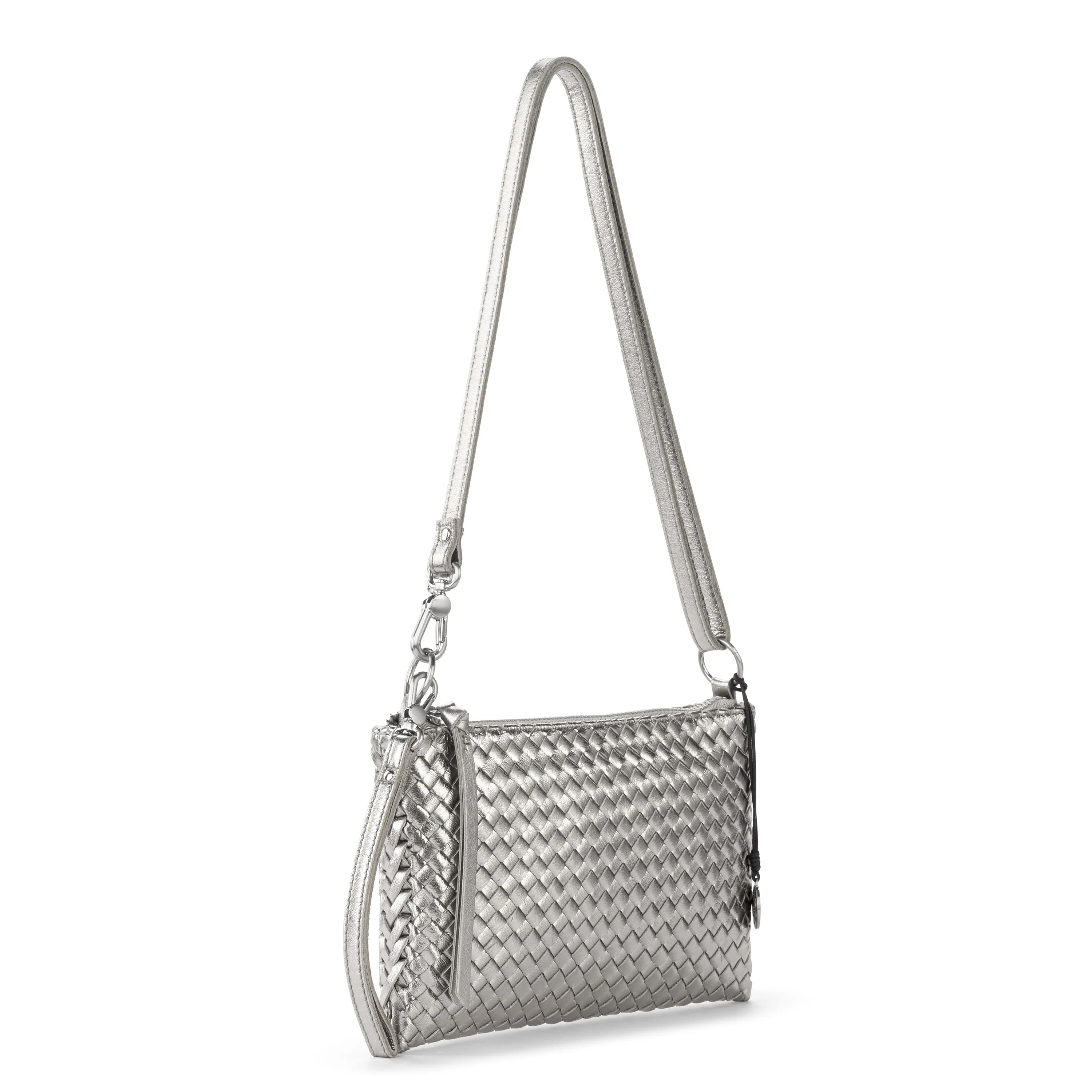 Vita Convertible Wristlet - Leather - Pyrite Woven - Image 3