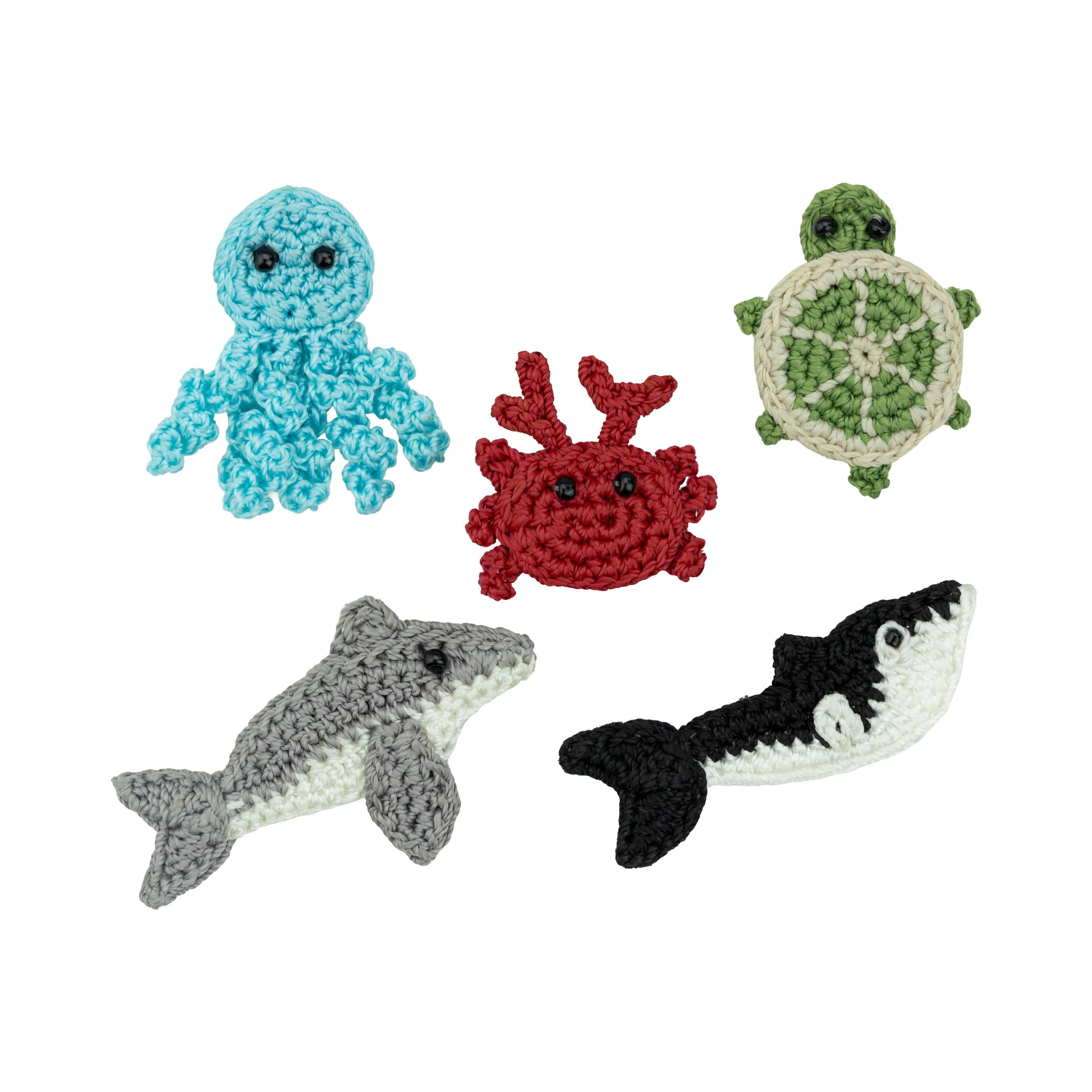 Yarnicharmz 5 Pack - Hand Crochet - Under The Sea