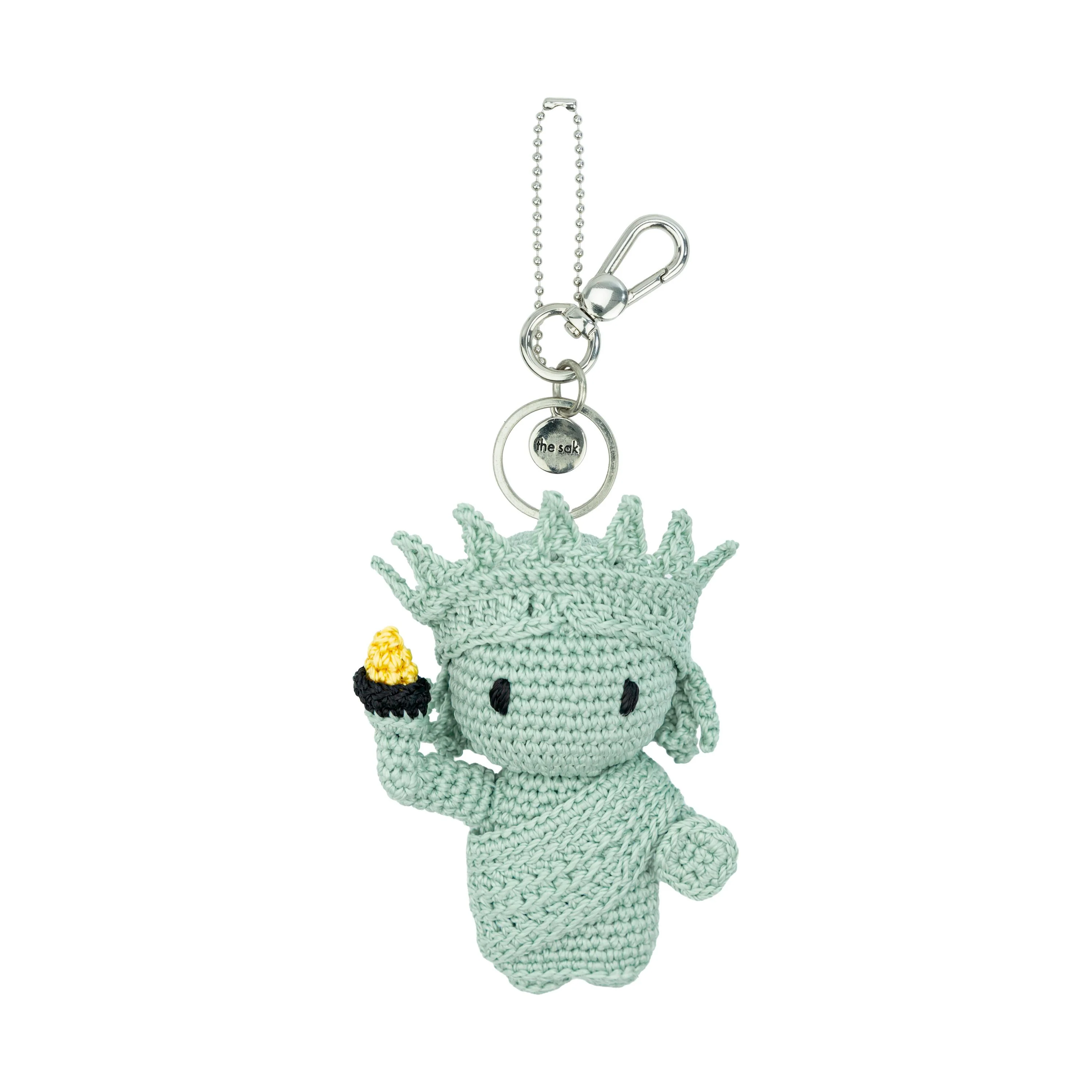Yarnicharmz Dangle - Hand Crochet - Statue Liberty