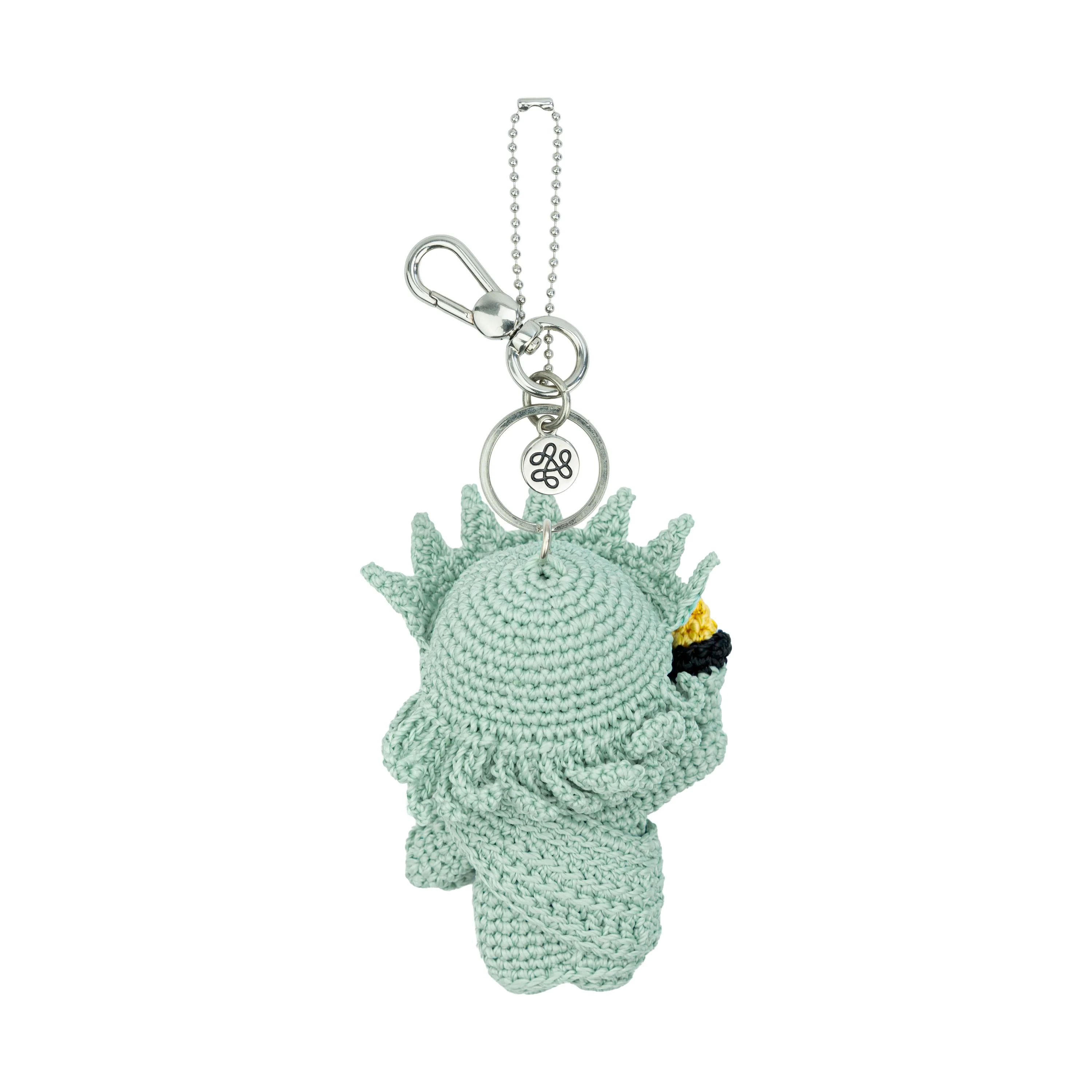 Yarnicharmz Dangle - Hand Crochet - Statue Liberty - Image 2